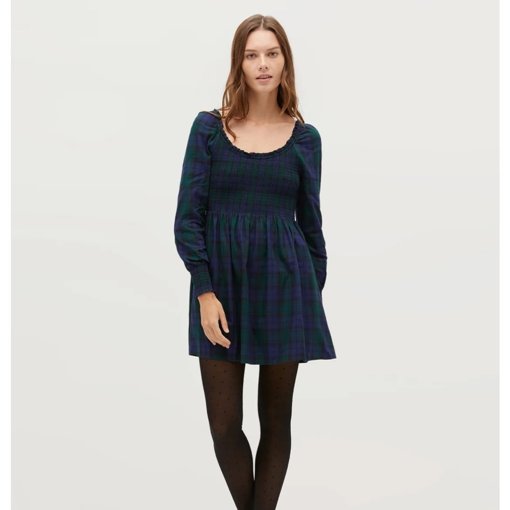 Hill house xs black tartan holiday dress-sold out! New with tags!